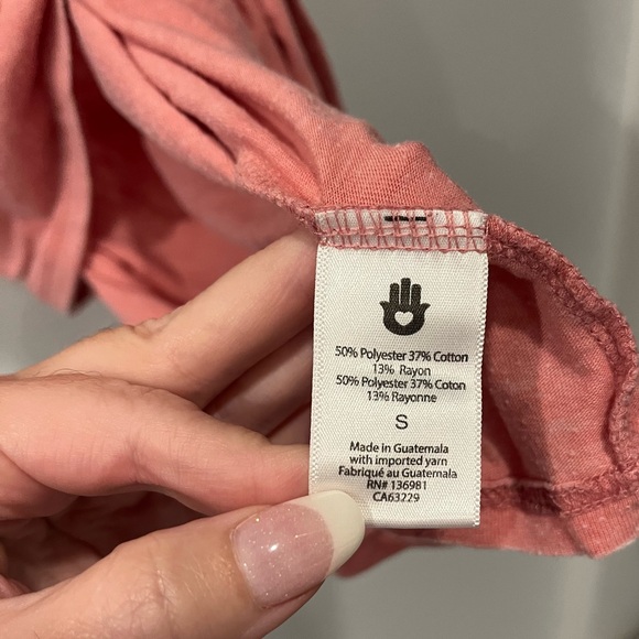 Spiritual Gangster Light Movement Open Back Pink Shine Light Tank - Picture 6 of 6